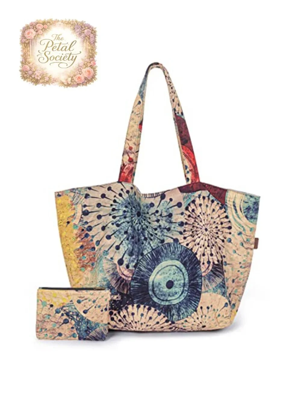 Large Canvas Tote Bag Hippie Bohemian Shoulder Bag Travel